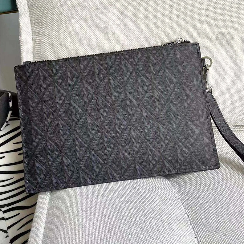 Dior Pouch CD Diamond Canvas Black ModernLook 8949