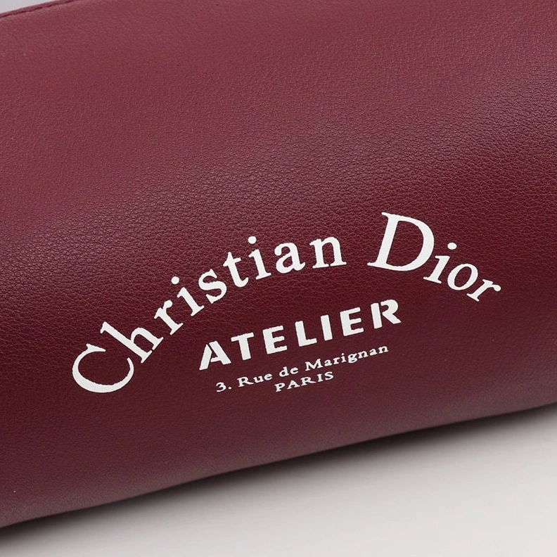 Dior Roller Messenger Atelier Grained Calfskin Red Trendy 1249