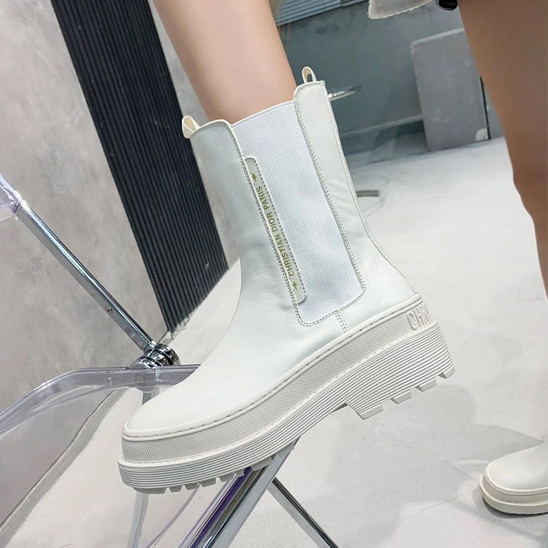 Dior Trial Ankle Boots Women Calfskin White TopPick 1804