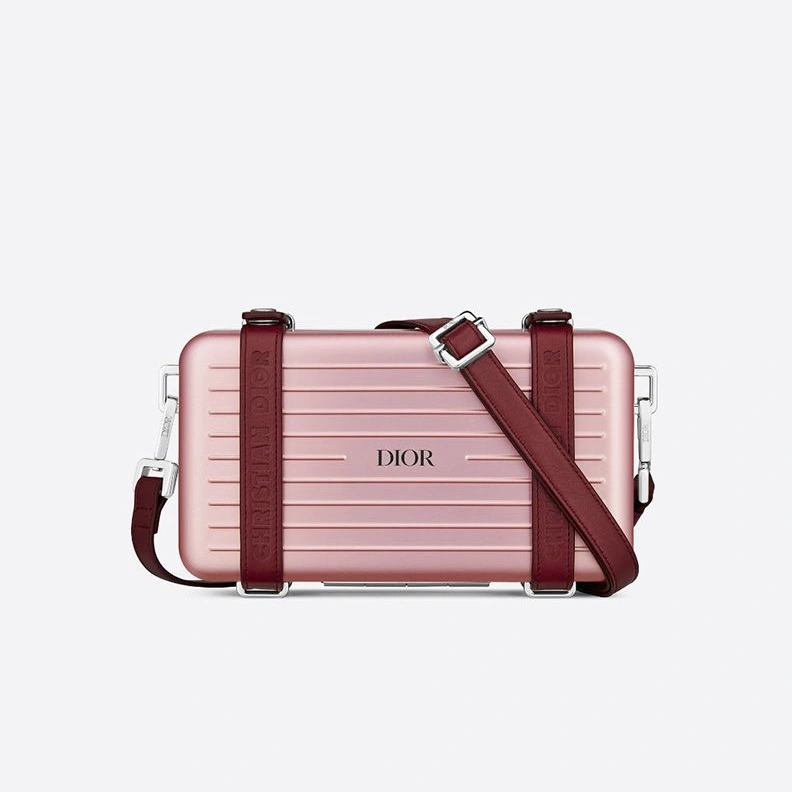Dior x Rimowa Personal Clutch Aluminum Pink AllSeason 2656