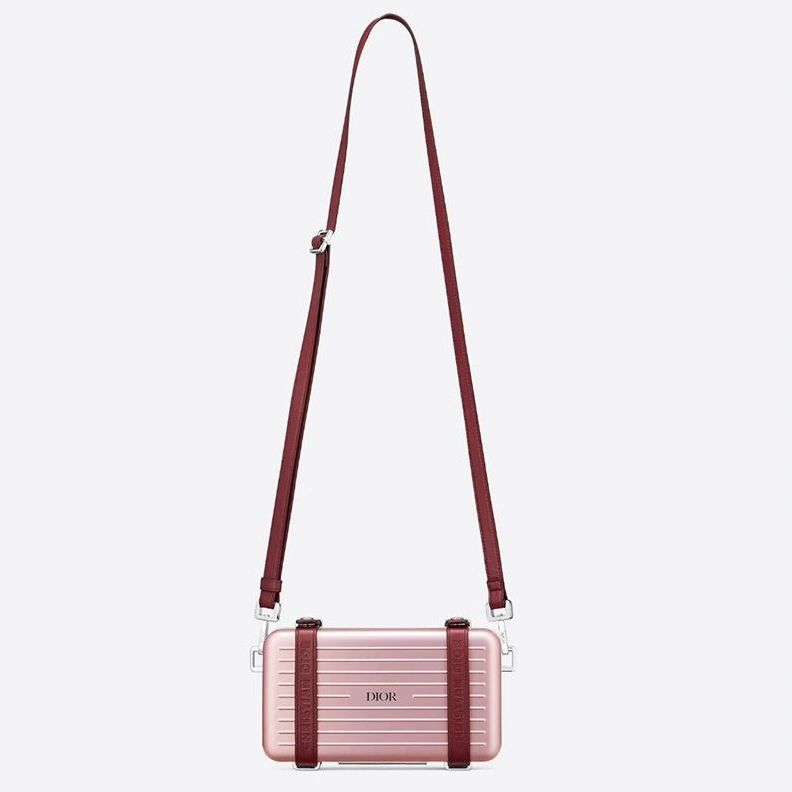 Dior x Rimowa Personal Clutch Aluminum Pink AllSeason 2656