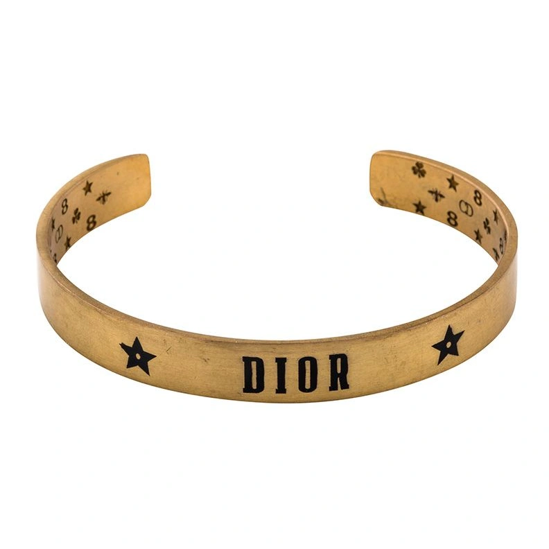 Diorevolution Cuff Bracelet Embosseed Metal Gold SportInspired 369