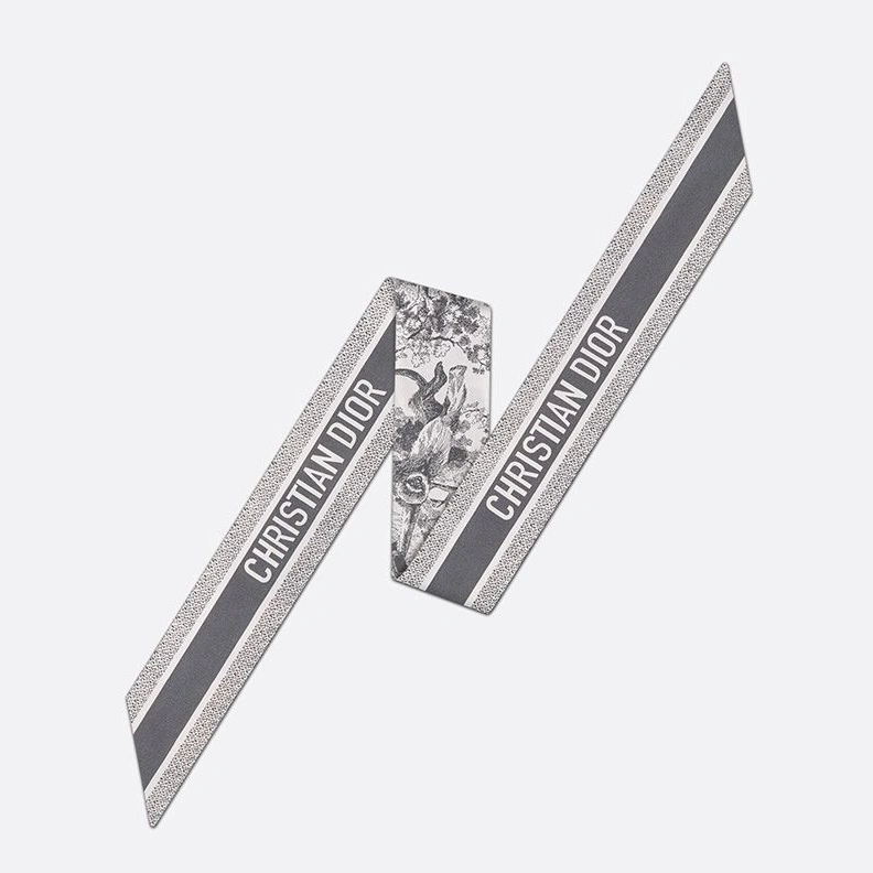 EasyMatch 1224 Dior Mitzah Twill Toile de Jouy Motif Silk Grey