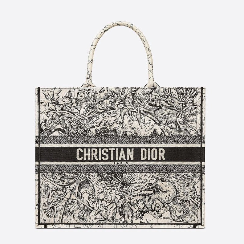 EasyMatch 3340 Dior Book Tote Constellation Motif Canvas Grey