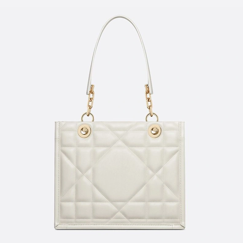Fashionable 4264 Dior Essential Tote Archicannage Calfskin White
