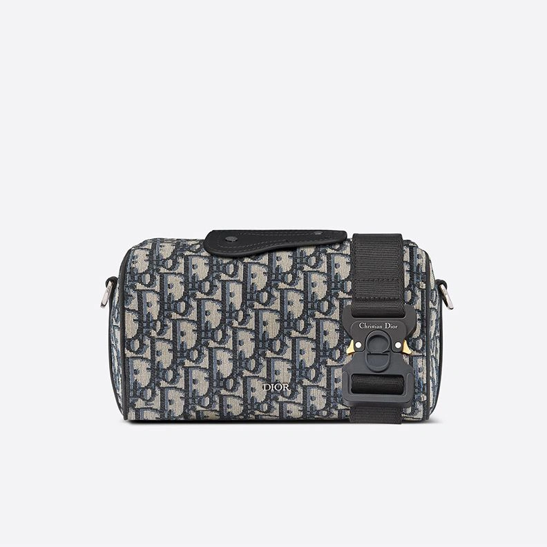 Fashionable 4544 Dior Lingot 22 Bag Oblique Motif Canvas Blue
