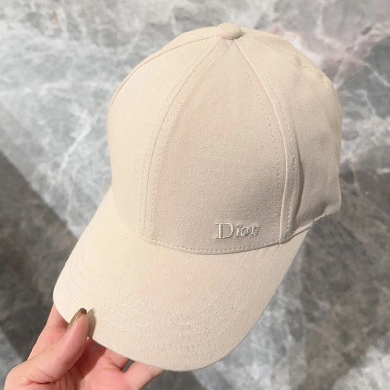 GoAnywhere 2932 Dior Baseball Cap Dior Oblique Motif Cotton Beige