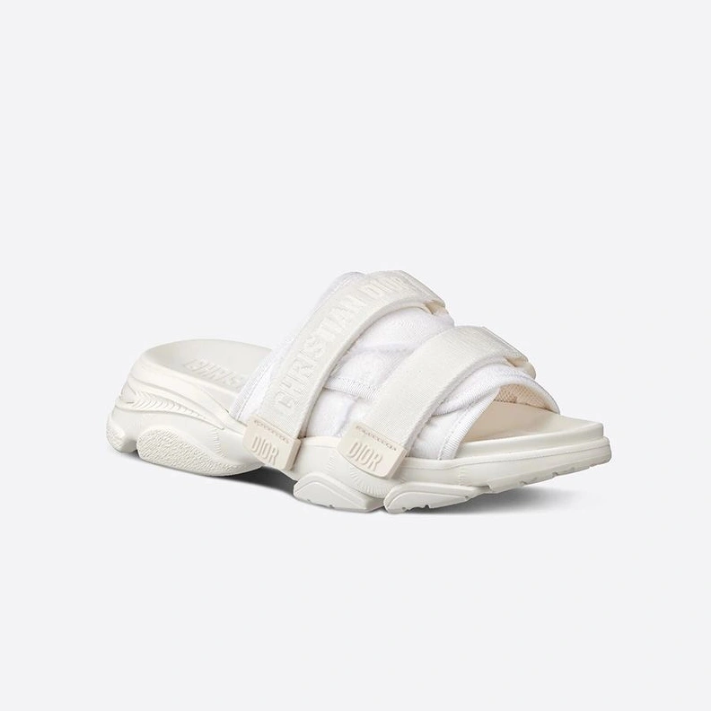 GoAnywhere 475 Dior D-Wander Slides Women Camouflage Technical Fabric White