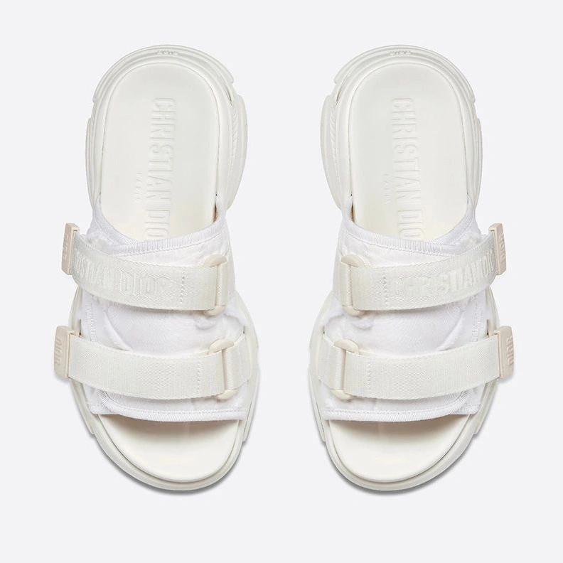 GoAnywhere 475 Dior D-Wander Slides Women Camouflage Technical Fabric White