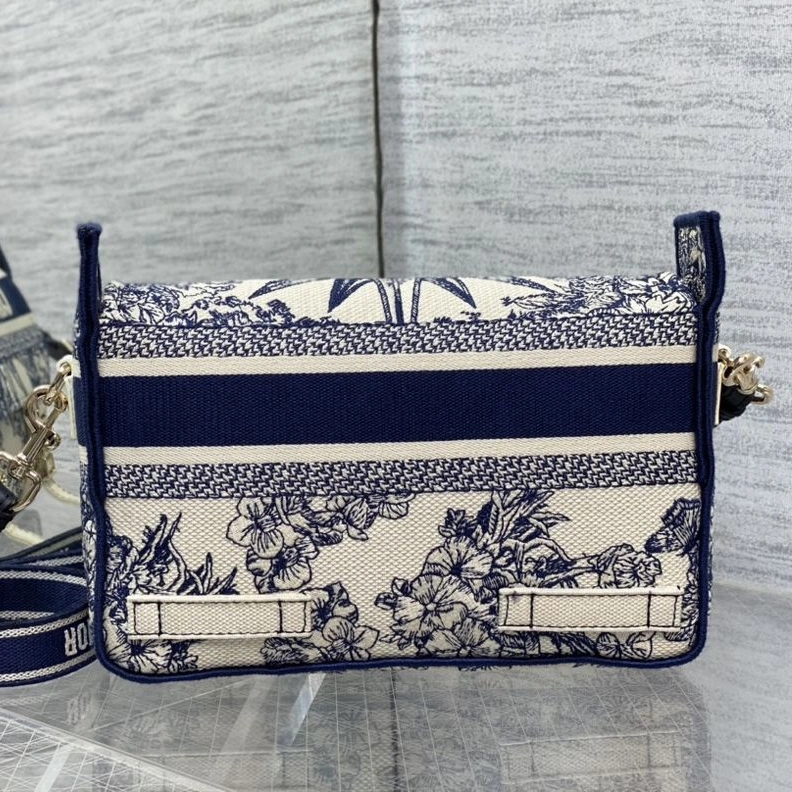 GoAnywhere 5445 Small Diorcamp Messenger In Reve d'Infini Motif Canvas Blue