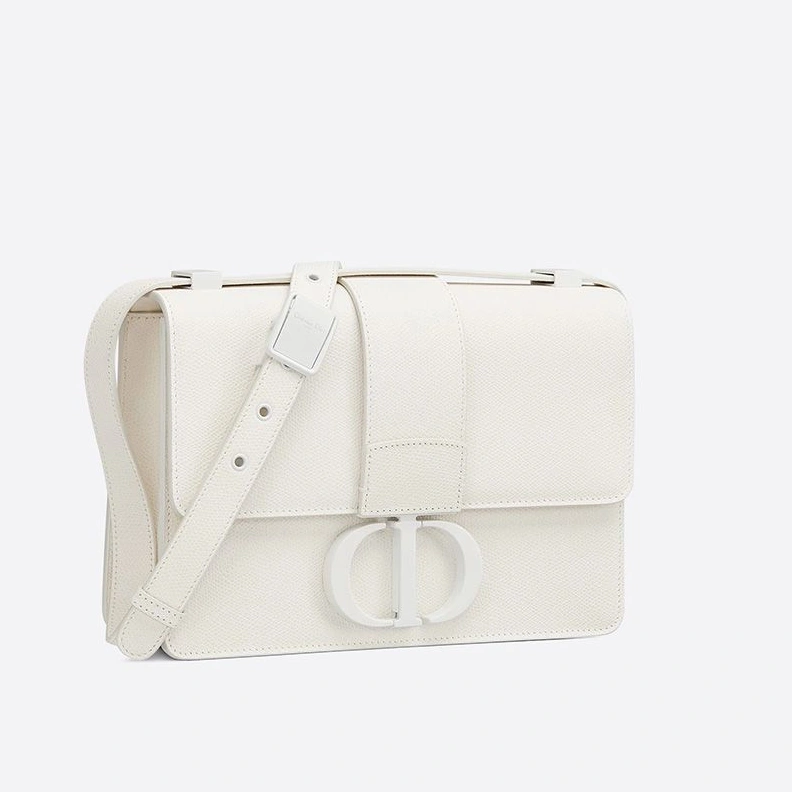 GoAnywhere 8670 Dior 30 Montaigne Bag In Ultramatte Grained Calfskin White