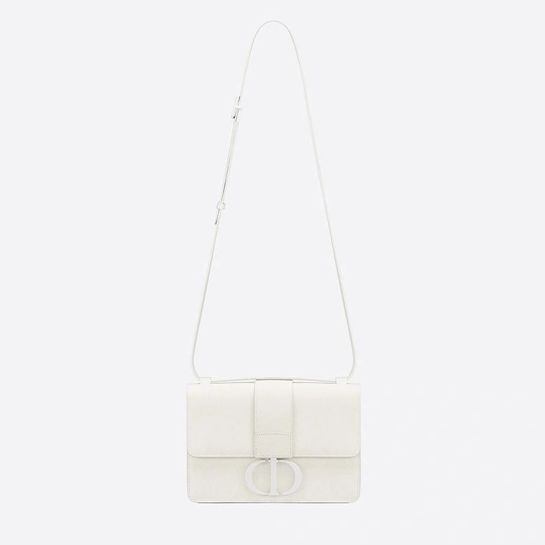 GoAnywhere 8670 Dior 30 Montaigne Bag In Ultramatte Grained Calfskin White