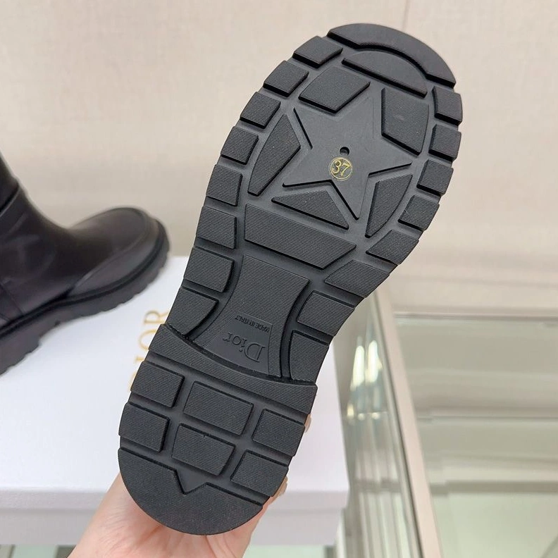 HighQuality 4149 Dior Empreinte Ankle Boots Women Calfskin Black