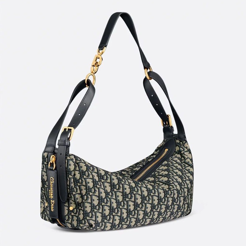 HighQuality 5314 Medium Dior D-Journey Bag In Oblique Motif Canvas Blue