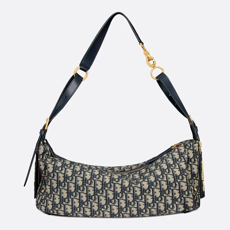 HighQuality 5314 Medium Dior D-Journey Bag In Oblique Motif Canvas Blue