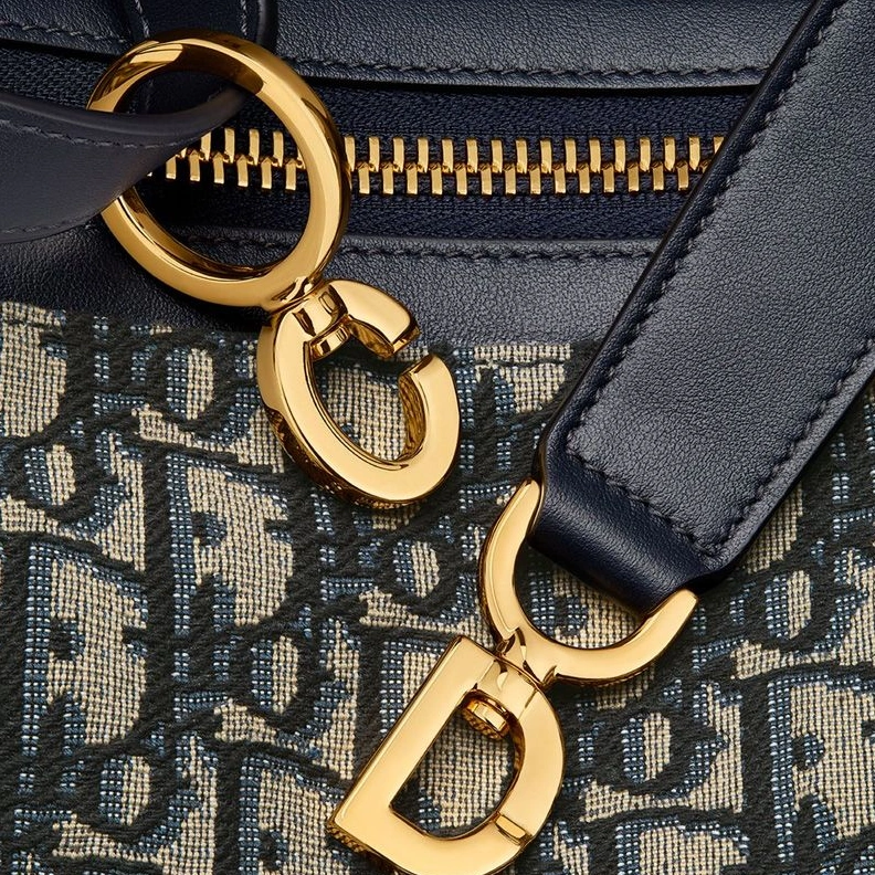 HighQuality 5314 Medium Dior D-Journey Bag In Oblique Motif Canvas Blue