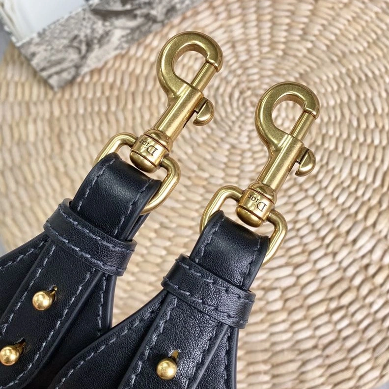 HighQuality 5817 Dior Shoulder Strap In Christian Dior Paris Motif Cotton Black