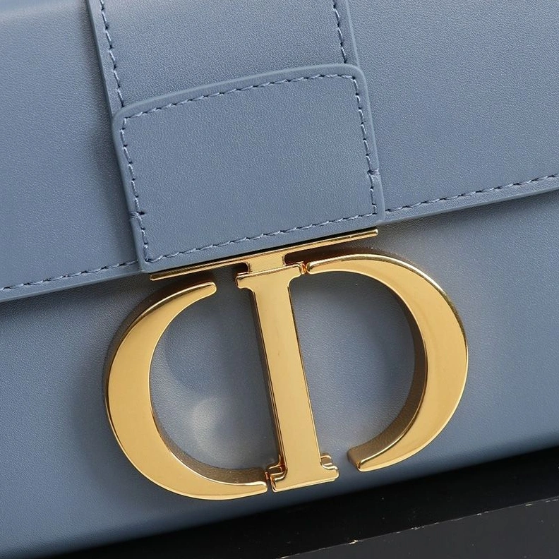 HighQuality 6411 Dior 30 Montaigne Box Bag In Calfskin Sky Blue
