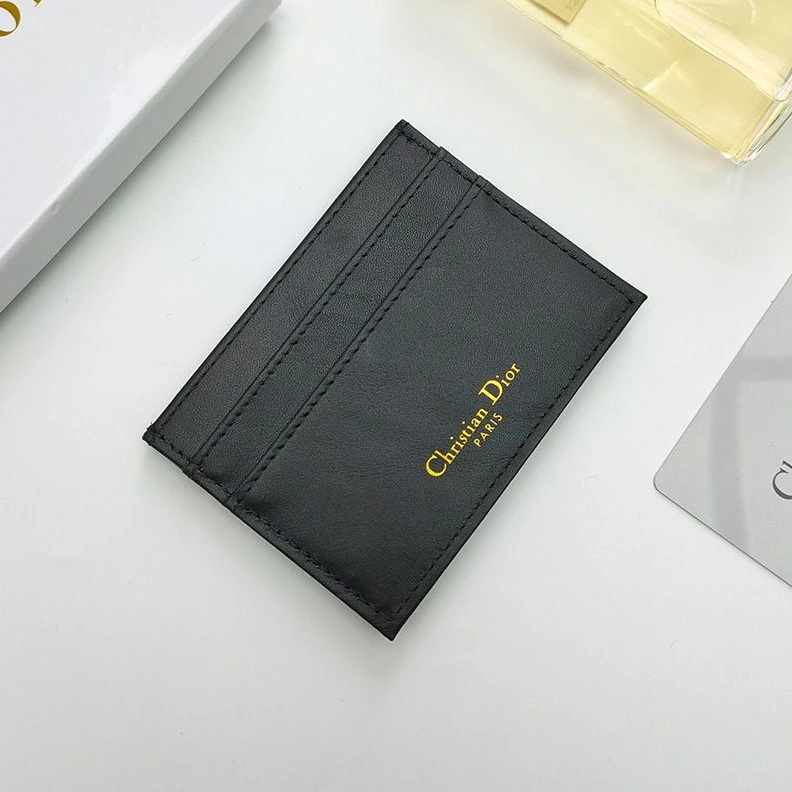 HighQuality 9812 Dior 30 Montaigne Card Holder Oblique Motif Canvas Blue