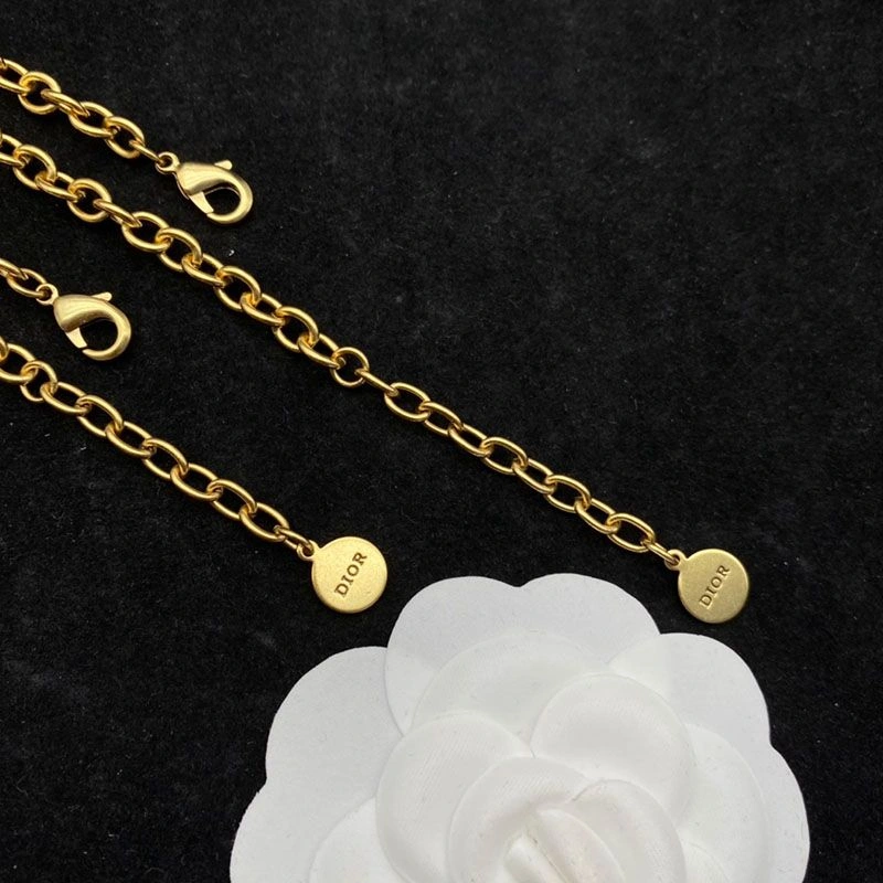 J'Adior Choker Metal, White Resin Pearls Gold WellDesigned 4936