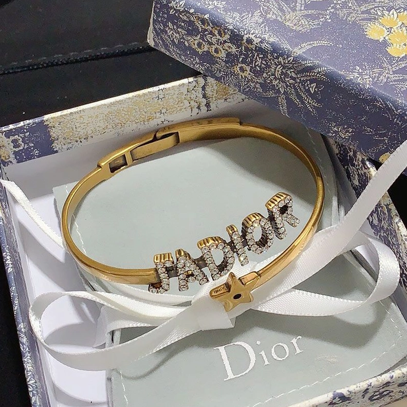 J'Adior Cuff Bracelet Antique Gold-Finish Metal and Silver Crystals Gold GoAnywhere 6479