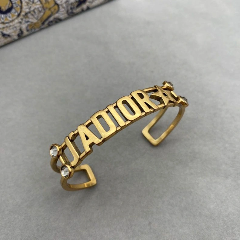 J'Adior Cuff Bracelet Antique Metal and Silver Crystals Gold SmartChoice 9224