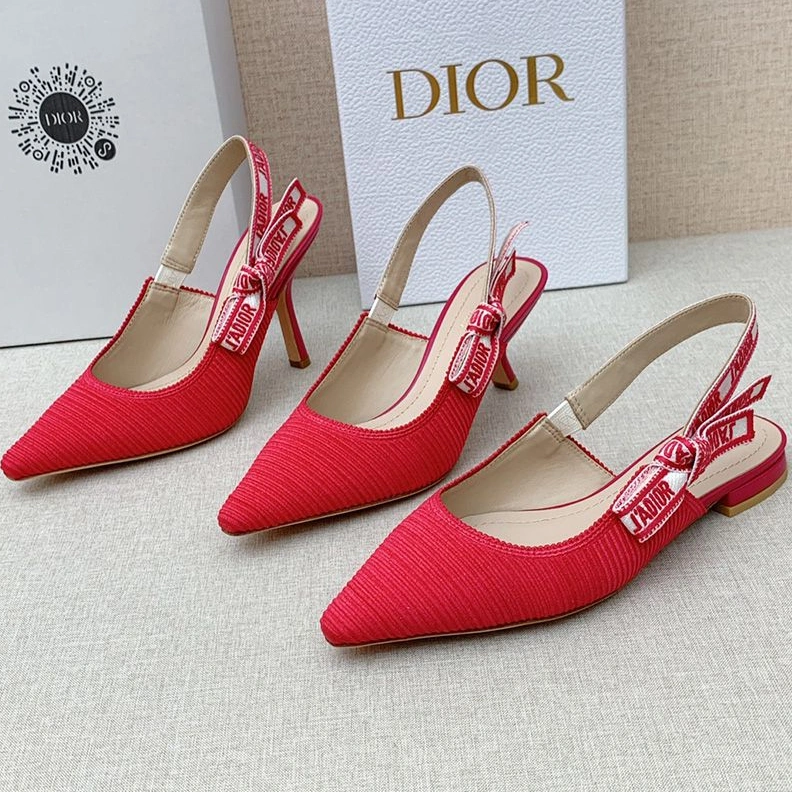 J'Adior Slingback Pumps Women Technical Fabric Red StreetReady 6067
