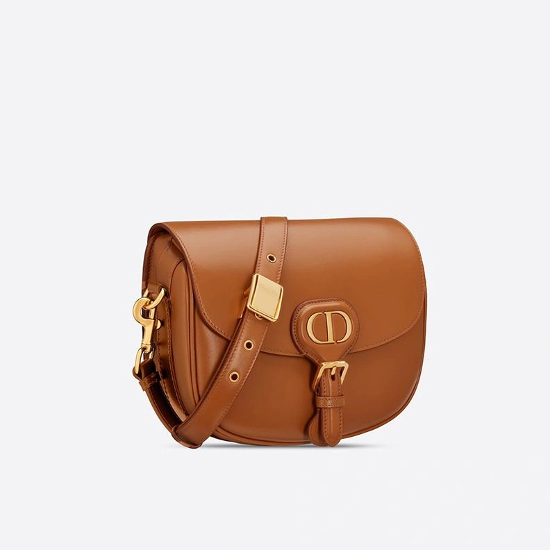 Medium Dior Bobby Bag In Box Calfskin Brown SmartChoice 2170
