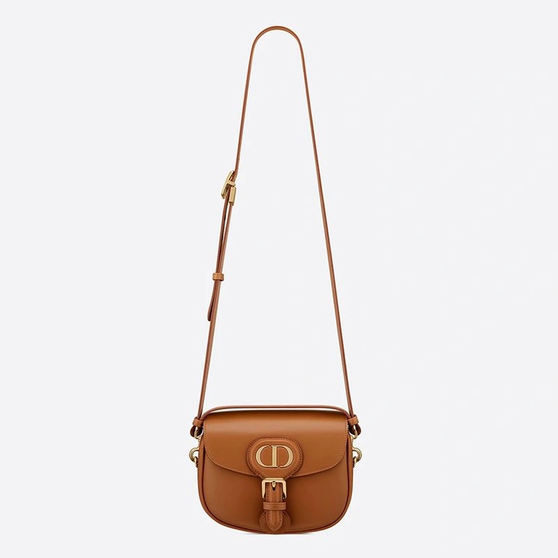 Medium Dior Bobby Bag In Box Calfskin Brown SmartChoice 2170