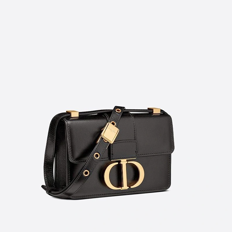 Micro Dior 30 Montaigne Bag In Box Calfskin Black Popular 6532