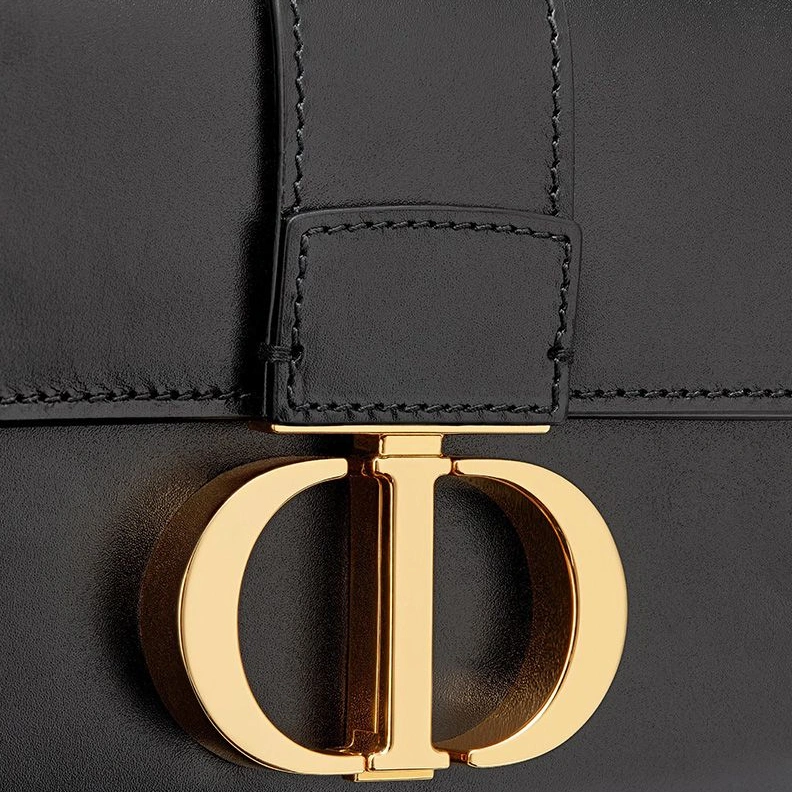Micro Dior 30 Montaigne Bag In Box Calfskin Black Popular 6532