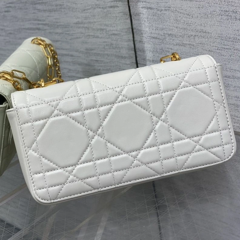 Mini Dior Miss Daisy Bag In Macrocannage Lambskin White GoAnywhere 4107