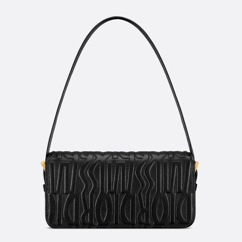 Miss Dior Flap Bag In Quilted Miss Dior Allover Calfskin Black SmartChoice 195