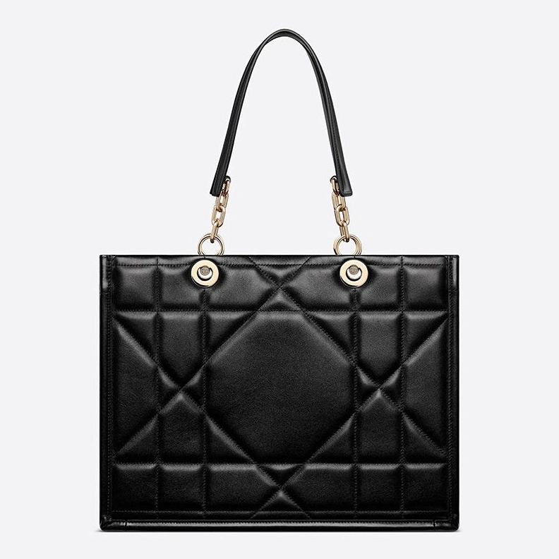 ModernLook 2240 Dior Essential Tote Archicannage Calfskin Black
