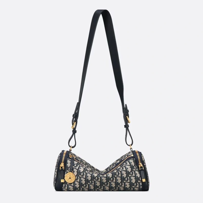 ModernLook 3425 Mini Diorstar East-West Bag In Oblique Motif Canvas Blue