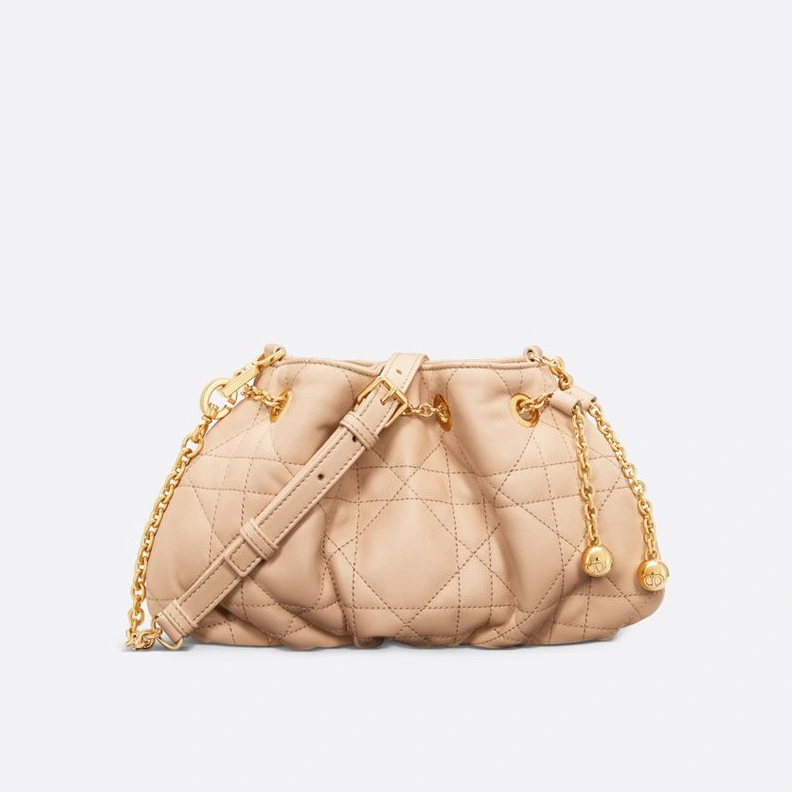 NewStyle 1406 Small Dior Ammi Bag Macrocannage Lambskin Pink