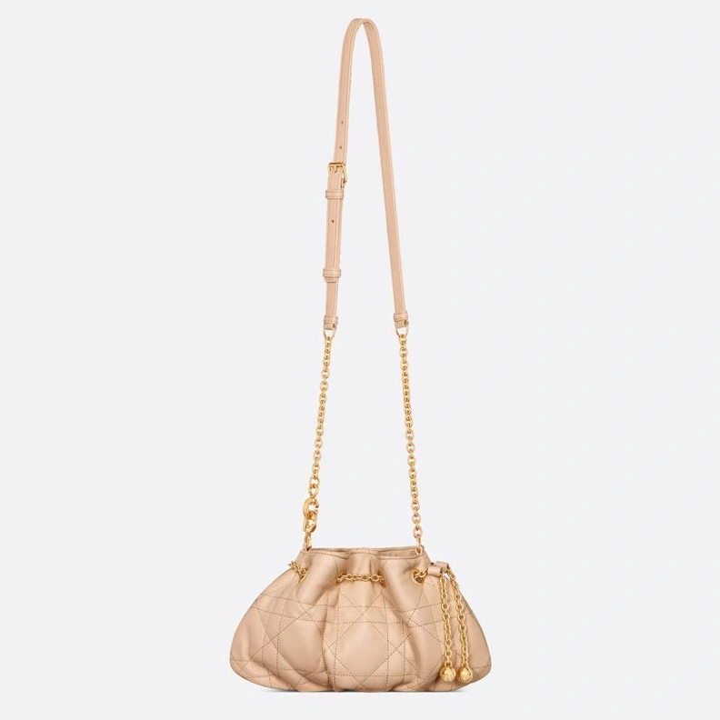 NewStyle 1406 Small Dior Ammi Bag Macrocannage Lambskin Pink