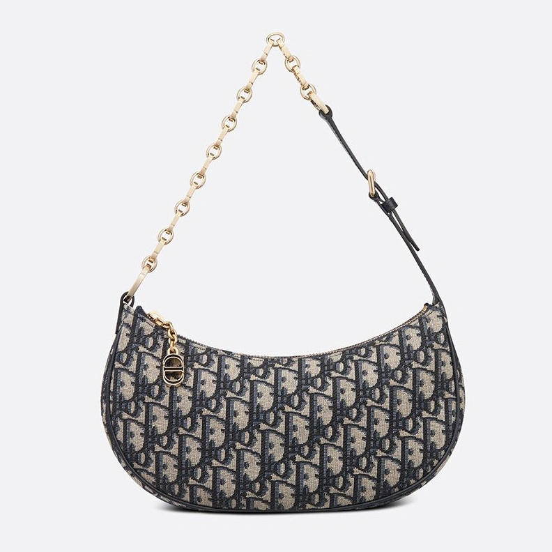 NewStyle 1426 Dior CD Lounge Bag Oblique Motif Canvas Blue