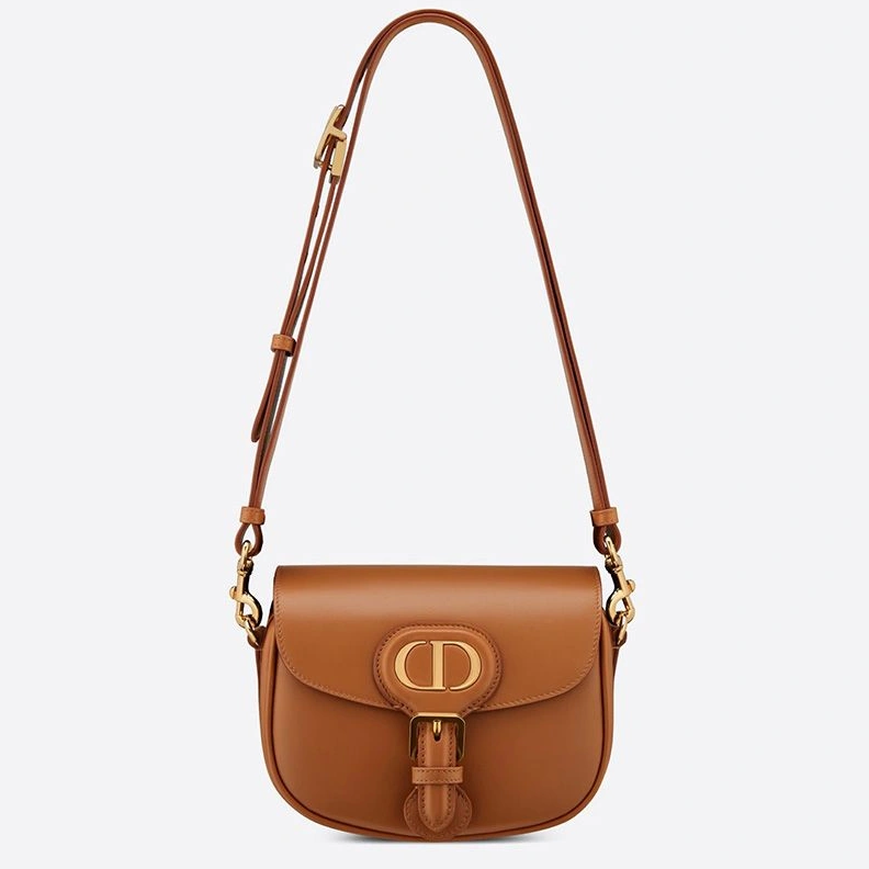 NewStyle 6920 Small Dior Bobby Bag In Box Calfskin Brown