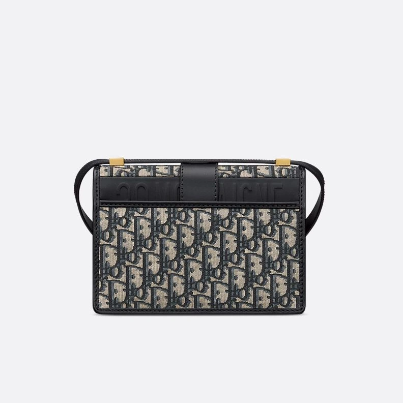 Popular 296 Small Dior 30 Montaigne Bag In Oblique Motif Canvas Blue