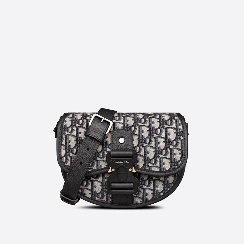 Popular 3542 Dior Gallop Messenger Oblique Motif Canvas Blue