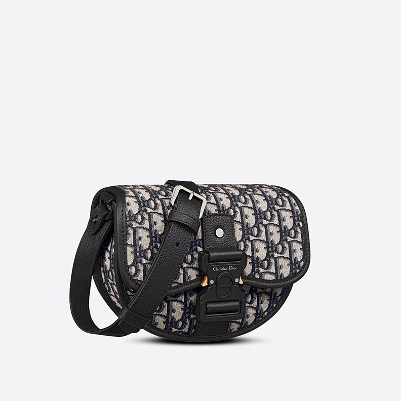 Popular 3542 Dior Gallop Messenger Oblique Motif Canvas Blue