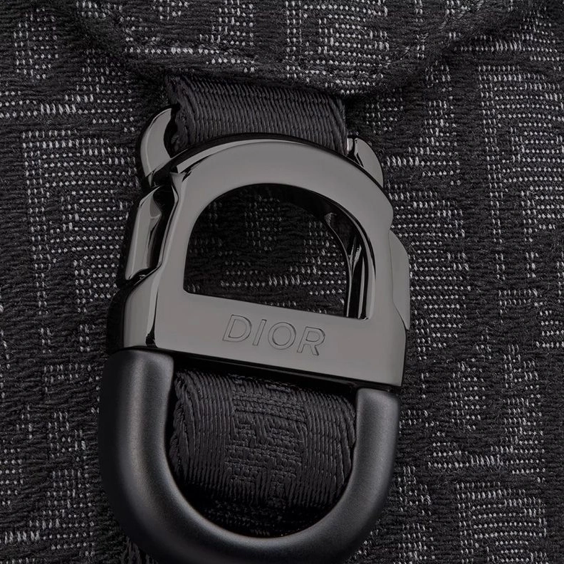 Popular 8895 Dior 8 Flap Backpack In Oblique Motif Canvas Black