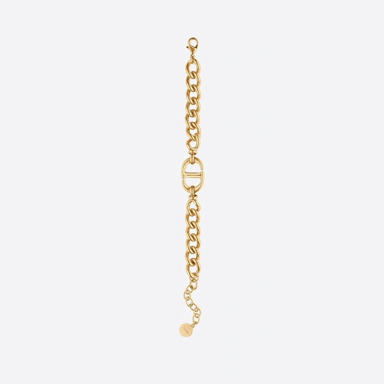 Popular 9065 Dior CD Navy Bracelet Metal Gold