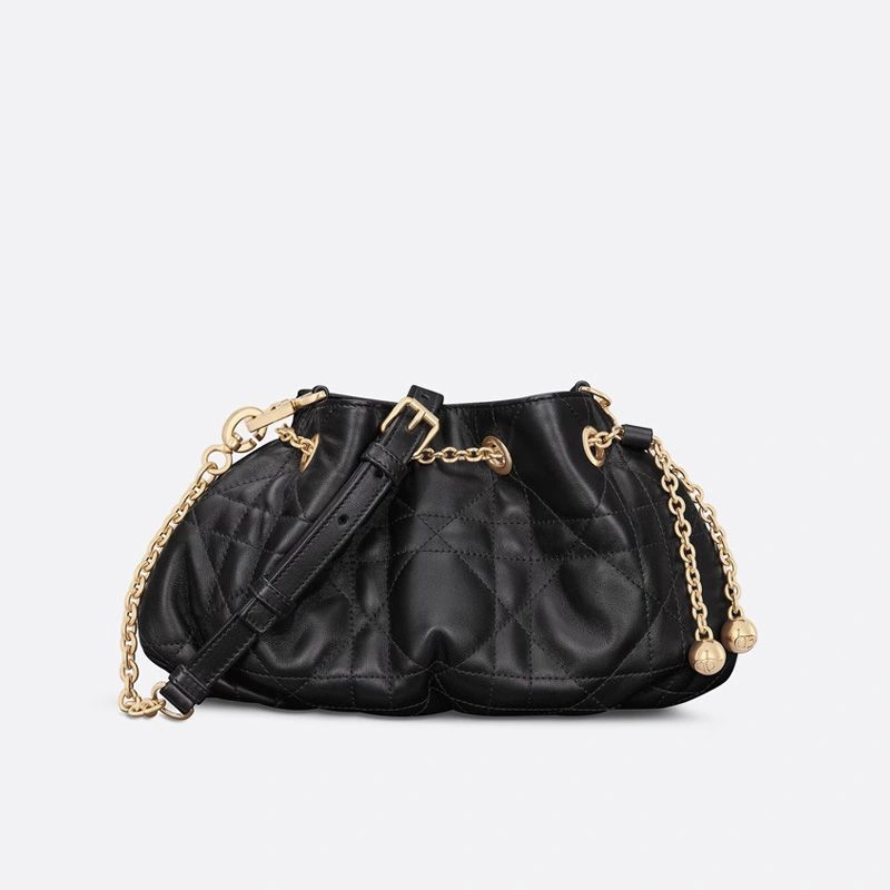 Small Dior Ammi Bag Macrocannage Lambskin Black WellDesigned 162