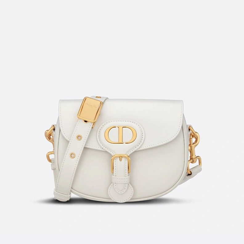 Small Dior Bobby Bag In Box Calfskin White WellDesigned 1640