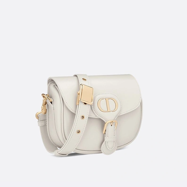 Small Dior Bobby Bag In Box Calfskin White WellDesigned 1640