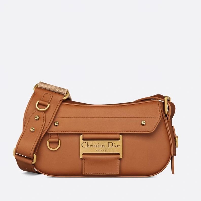 Small Dior Streetchic Bag In Vintage Smooth Calfskin Brown DailyWear 3808