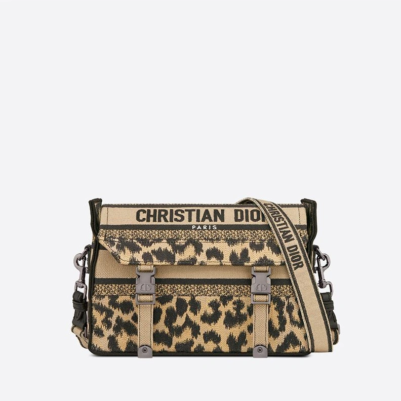 Small Diorcamp Messenger In Mizza Motif Canvas Beige AllSeason 9214