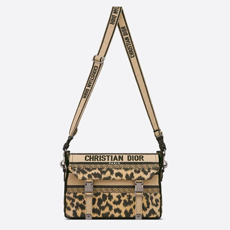 Small Diorcamp Messenger In Mizza Motif Canvas Beige AllSeason 9214